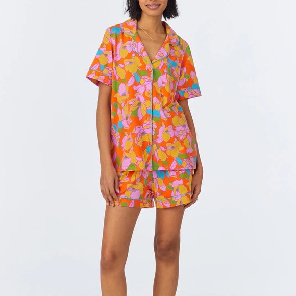 Bedhead Pajamas Trina Turk Floral Print Shorts Set XS - Picture 1 of 7